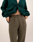 OLIVE PANTS